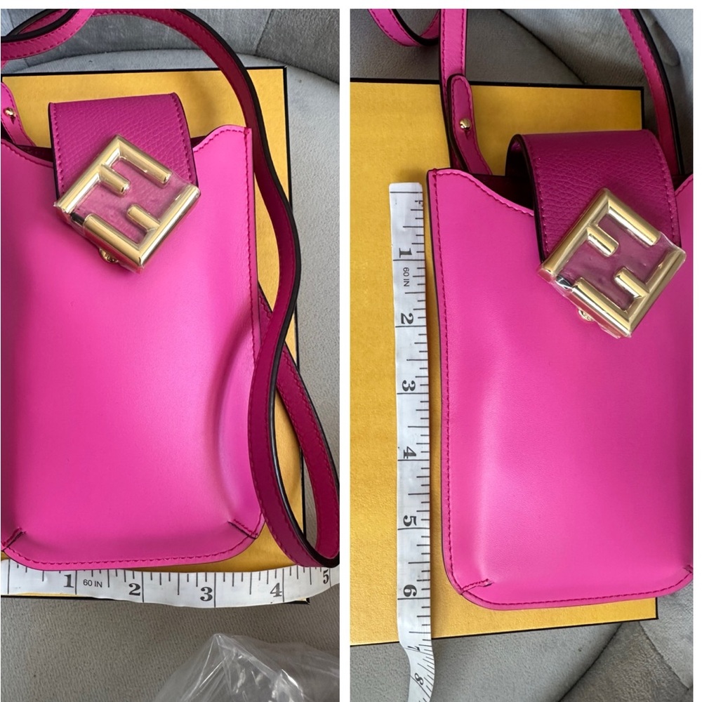 NWT FENDI FF Diamonds Phone Holder Bag - Picture 16 of 17
